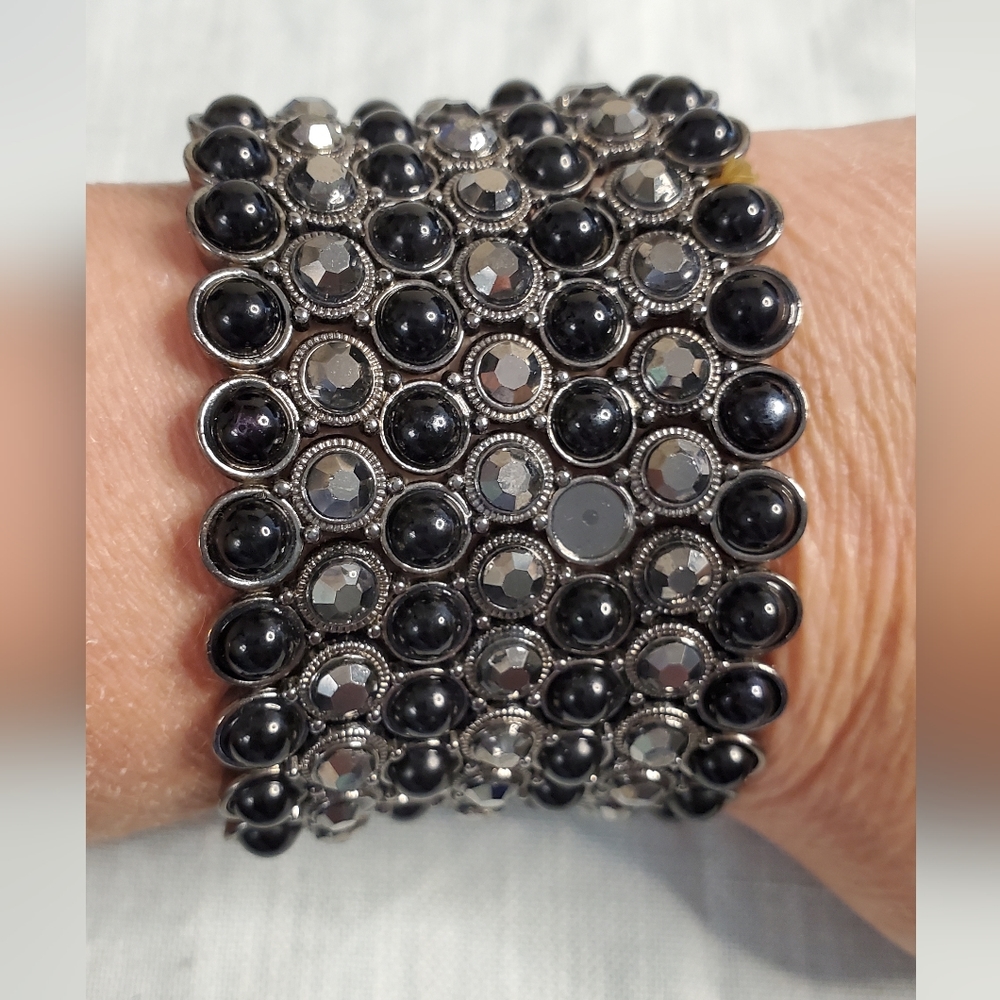 Hematite Statement Bracelet - image 1